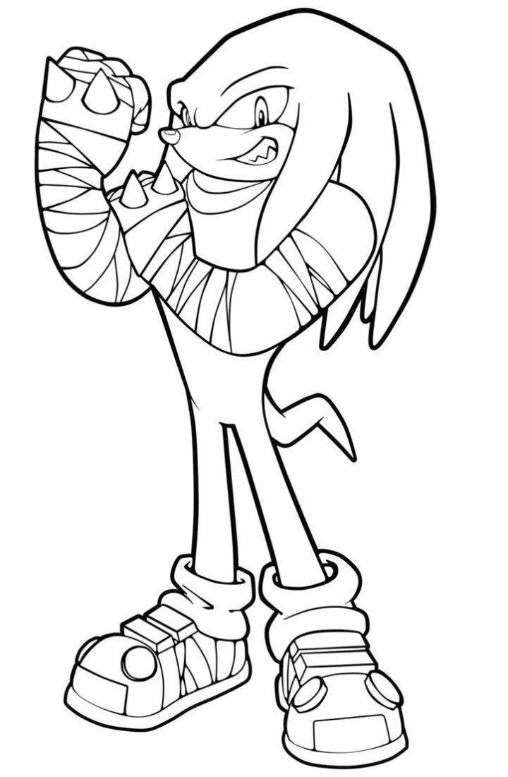Sonic Boom Coloring Book Pages