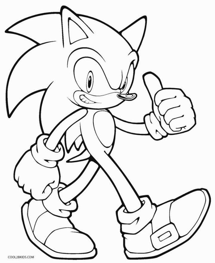 Sonic Characters Coloring Pages