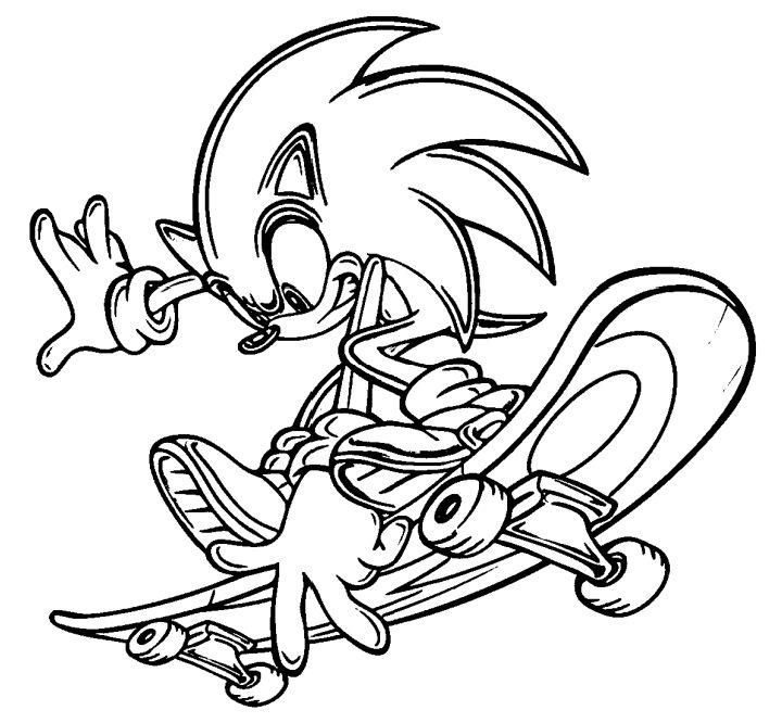 Sonic Coloring Pages for Adults
