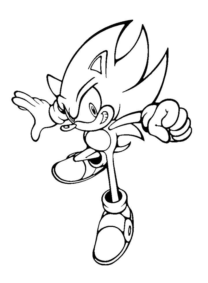 Sonic X Coloring Pages and Activities