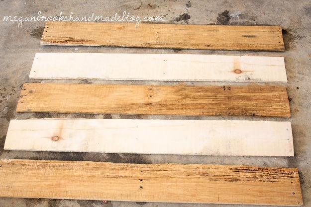 Stained Pallet Wood