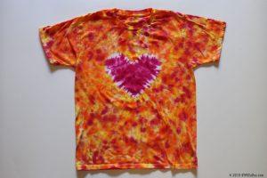 25 Heart Tie Dye Patterns (How to Heart Tie Dye Shirt)