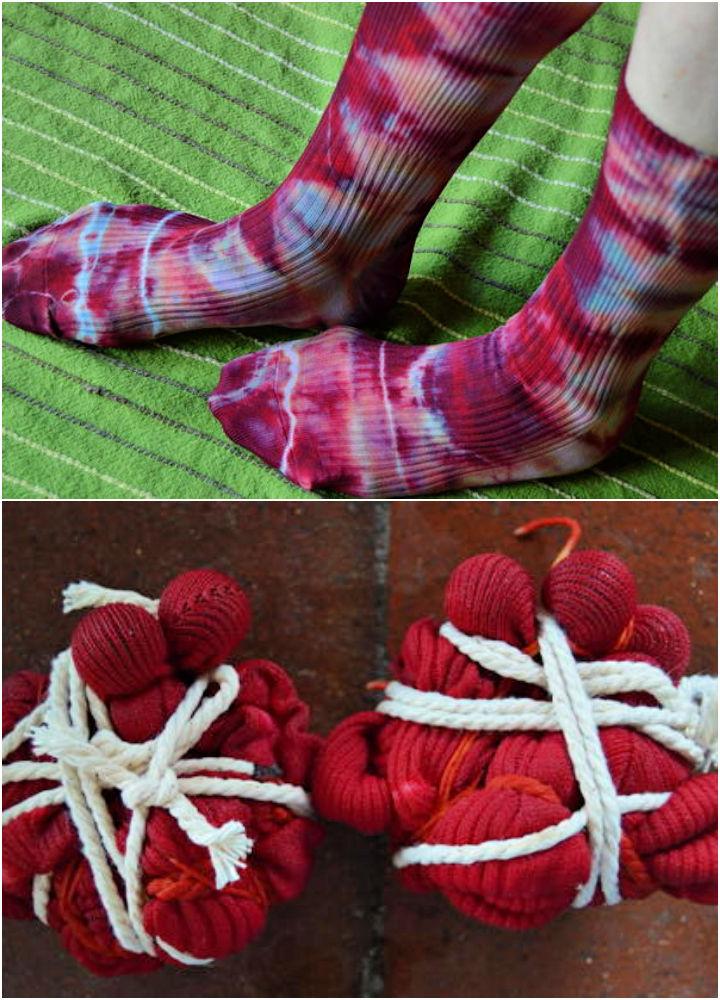 Stovetop Tie Dye Socks Pattern