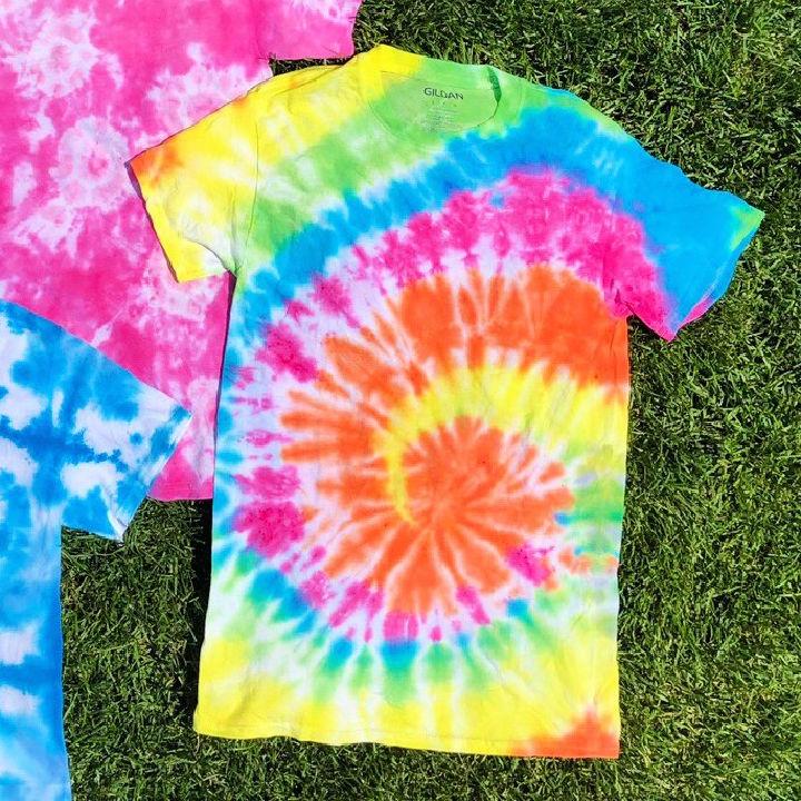 Swirl Tie Dye Shirt Pattern