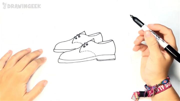 25 Easy Shoes Drawing Ideas  How to Draw a Shoe