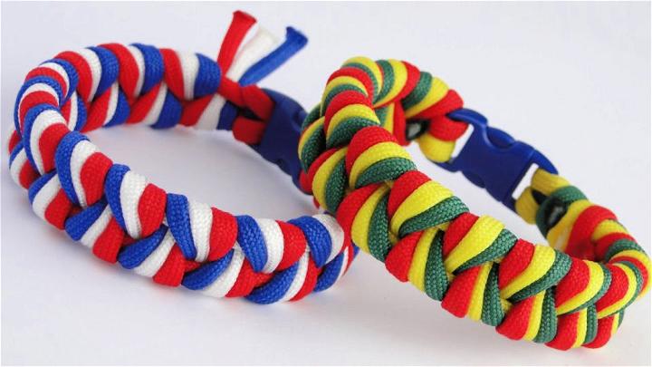 Three Color Paracord Bracelet