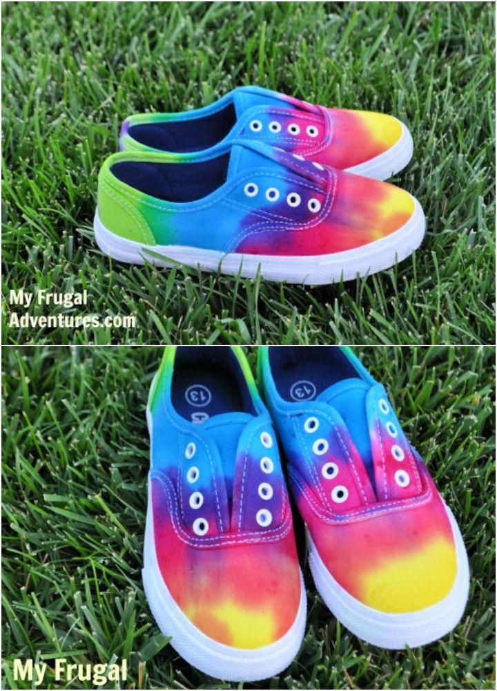 Tie Dye Childrens Shoes