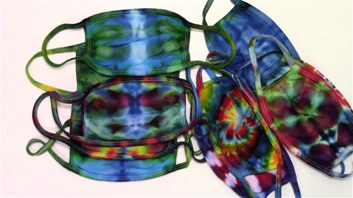 Tie Dye Mini Shirts For Your Face