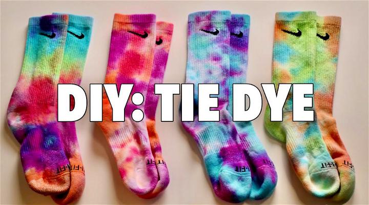 Tie Dye Nike Crew Socks
