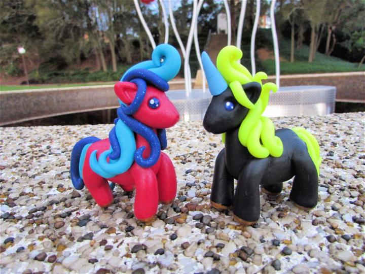 Unique DIY Polymer Clay Pony