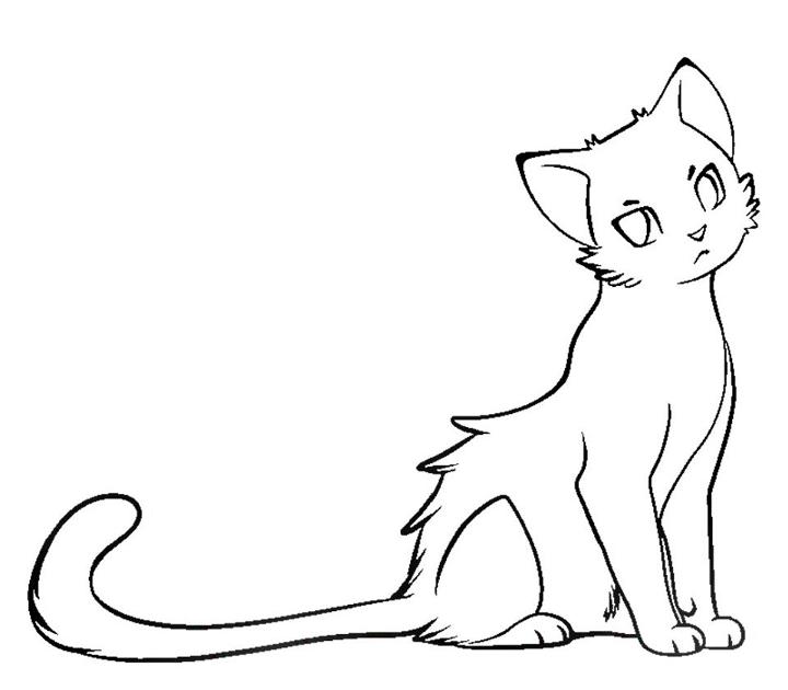 Cute Cat Coloring Pages - ColoringAll