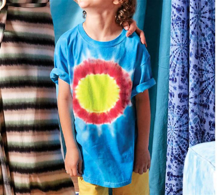Woodstock Tie Dye Spiral Shirt