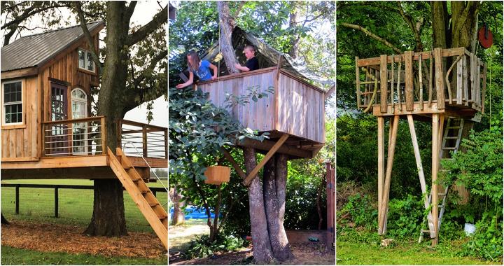 diy tree house plans and ideas