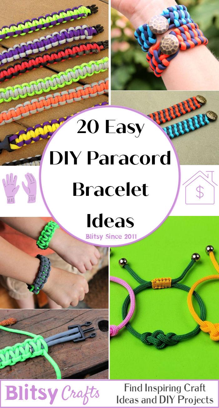 20 Free DIY Paracord Bracelet Patterns to Make