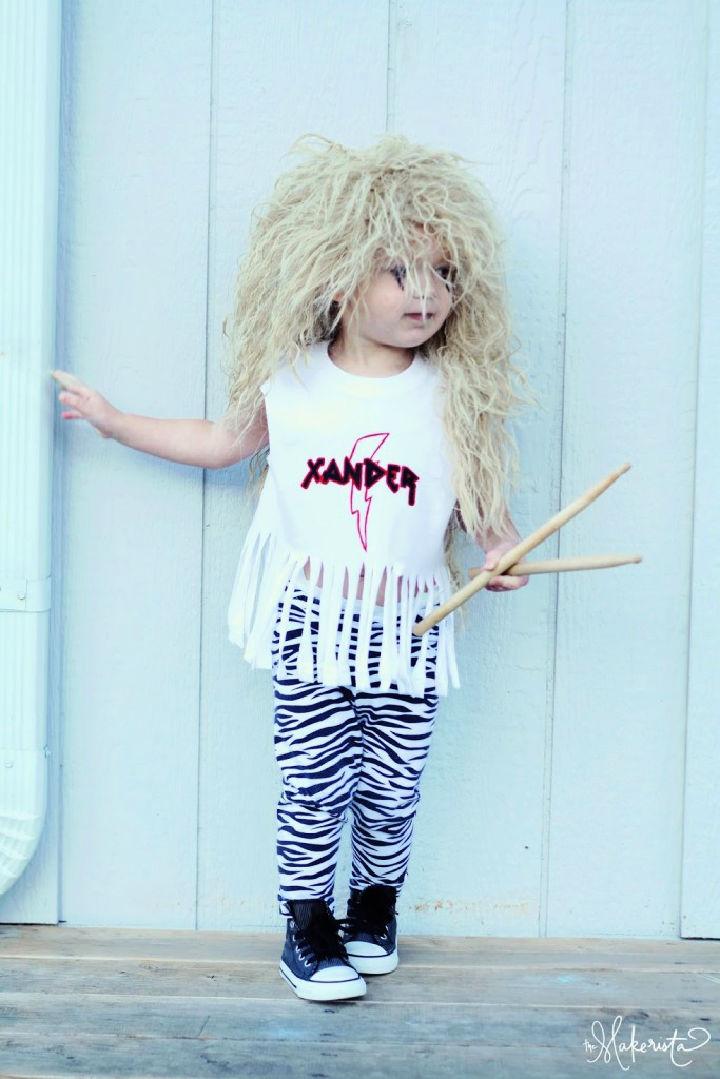 80s Hair Band Toddler Boys Costume