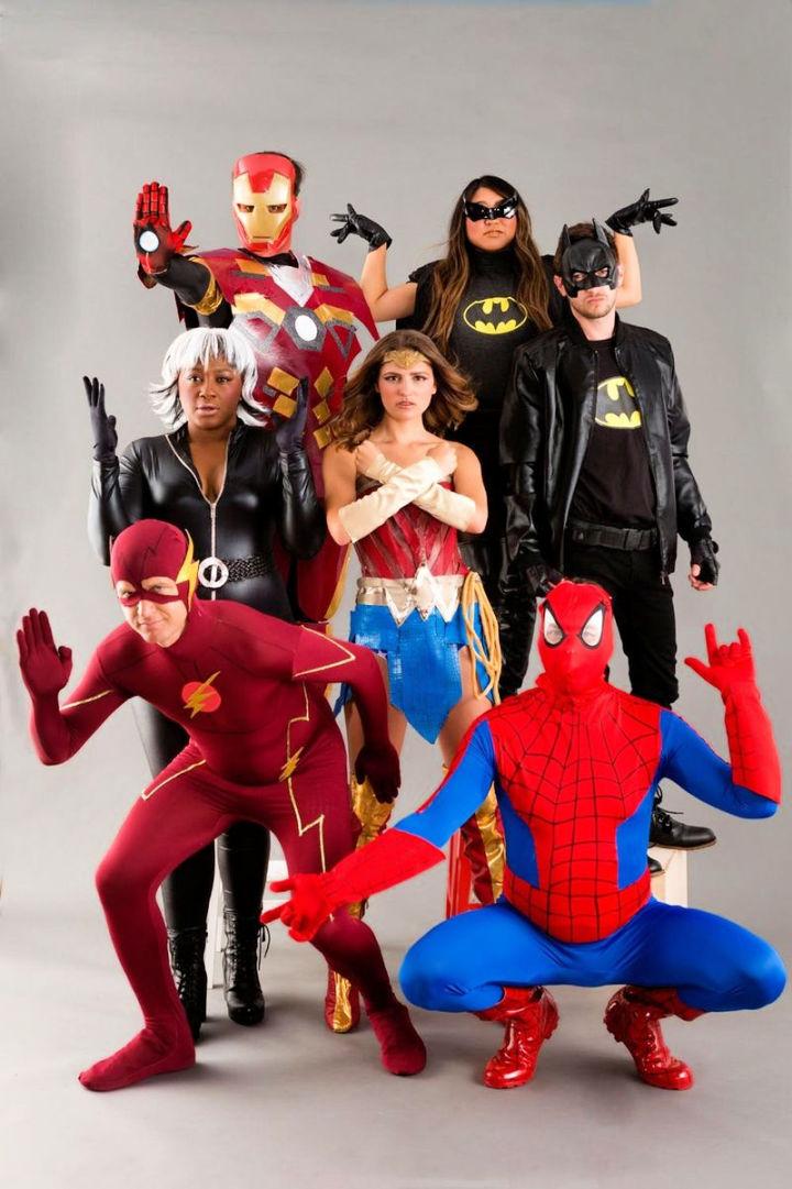 Adults Superhero Group Costume