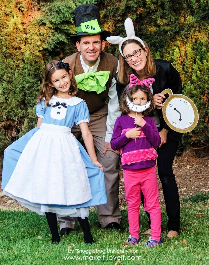 Alice in Wonderland Costumes for Whole Family