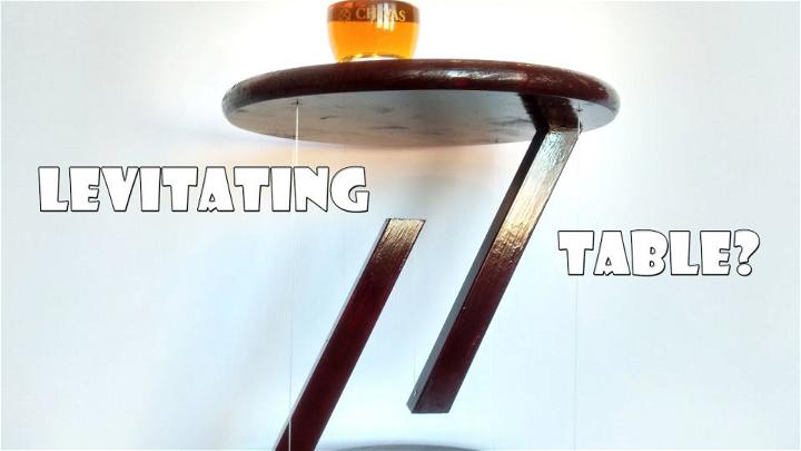 Amazing Levitating Tensegrity Table