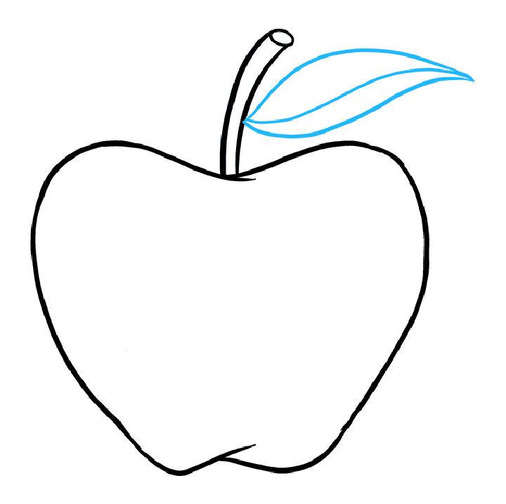 Premium Vector | Trace and color fruit apple for preschool kids and  kindergarten