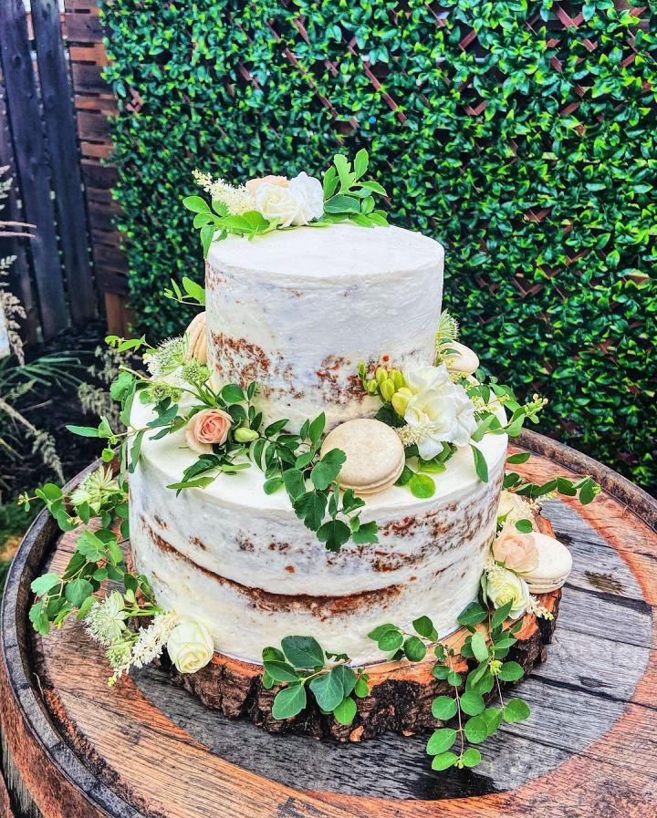 Backyard Wedding Cake