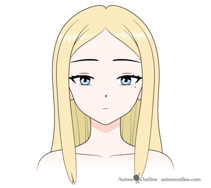 Basic Anime Girl Drawing