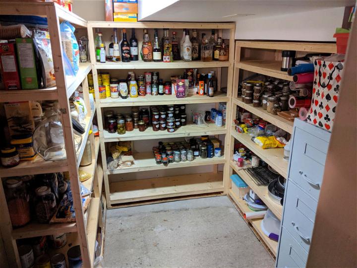 Building Shelves for Basement Storage Room