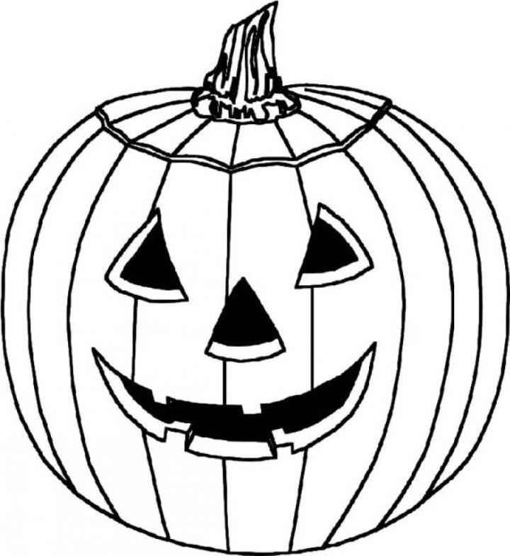 Collection Of Blank Pumpkin Coloring Pages