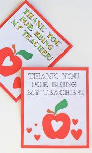 25 DIY Teacher Appreciation Cards - Teacher Card Ideas