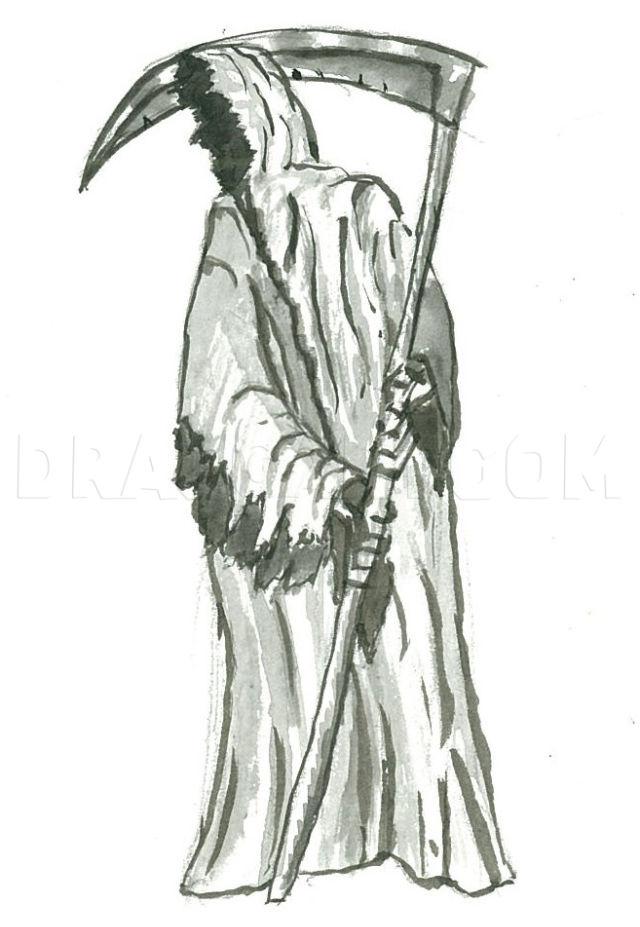 Cool Grim Reaper Drawing