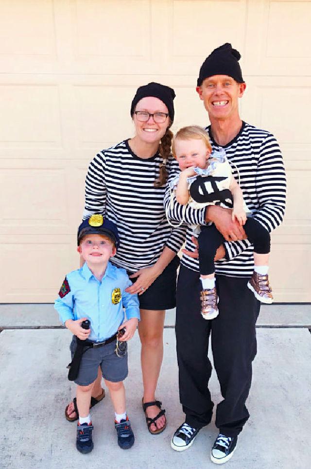 Cops and Robbers Family Halloween Costume