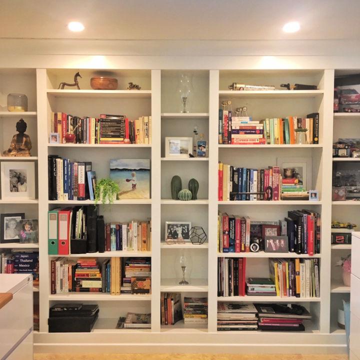 Custom Built in Ikea Billy Bookcase