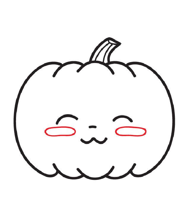 Cute Pumpkin Drawing