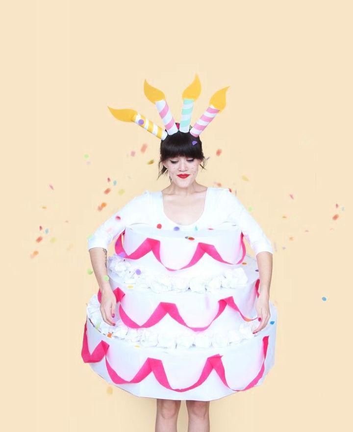 Cute Three Tiered Cake Costume for Women
