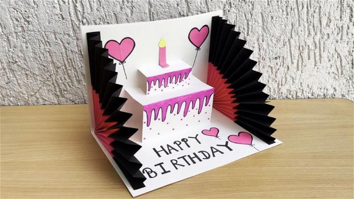 DIY 3D Pop Up Birthday Card