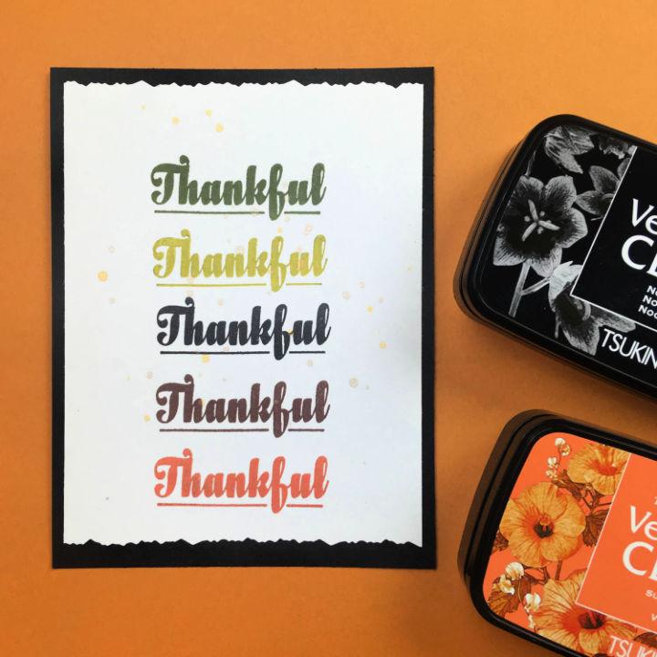 DIY Beginner Thanksgiving Card
