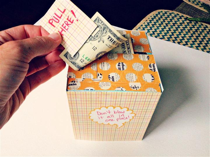 DIY Cash Gift Box