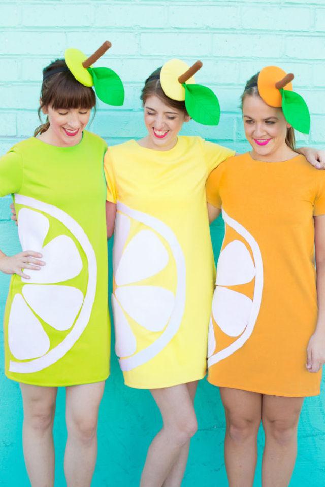 DIY Citrus Slice Costumes