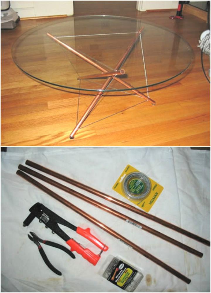 DIY Copper Tensegrity Table