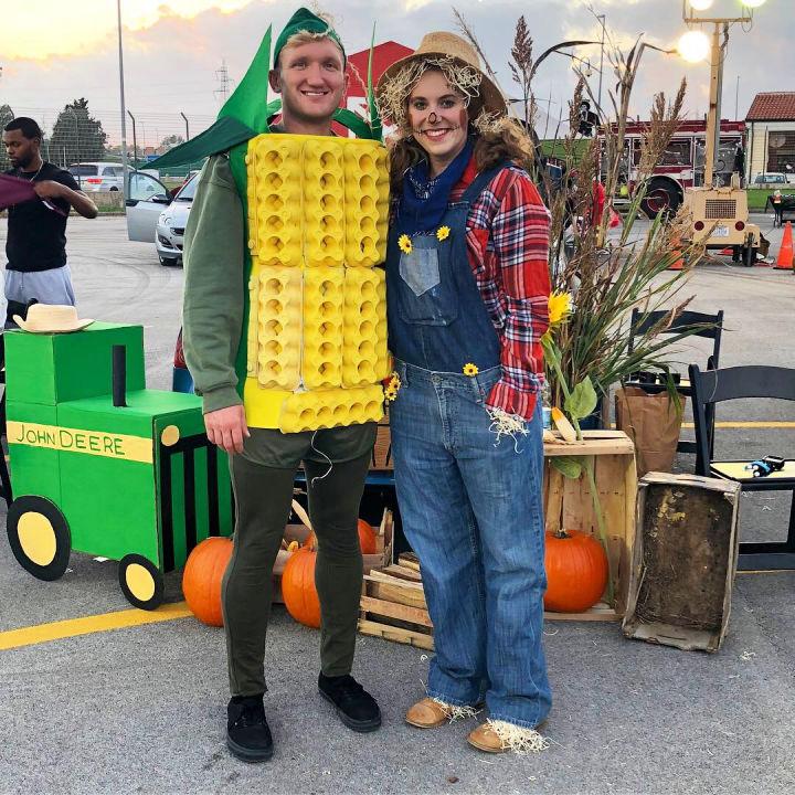 DIY Farm Couple Costume