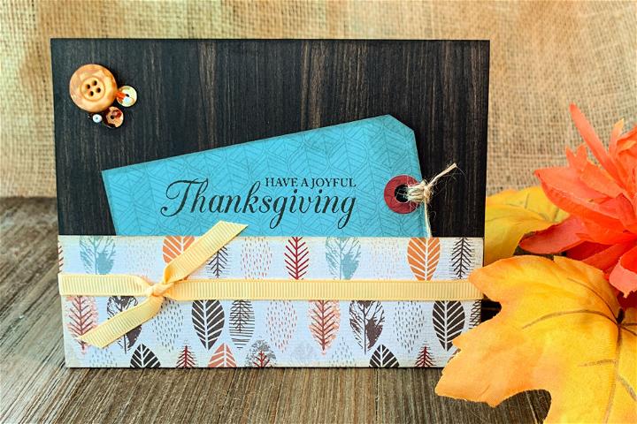 DIY Happy Thanksgiving Card