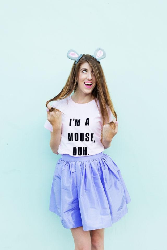 DIY IM A MOUSE DUH Teens Costume