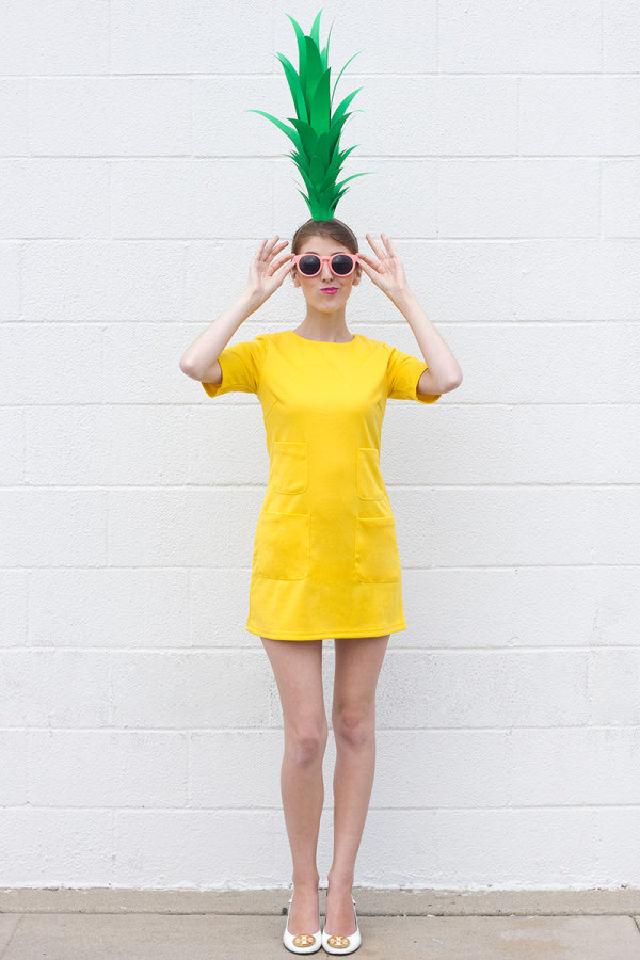 DIY Pineapple Costume on Budget