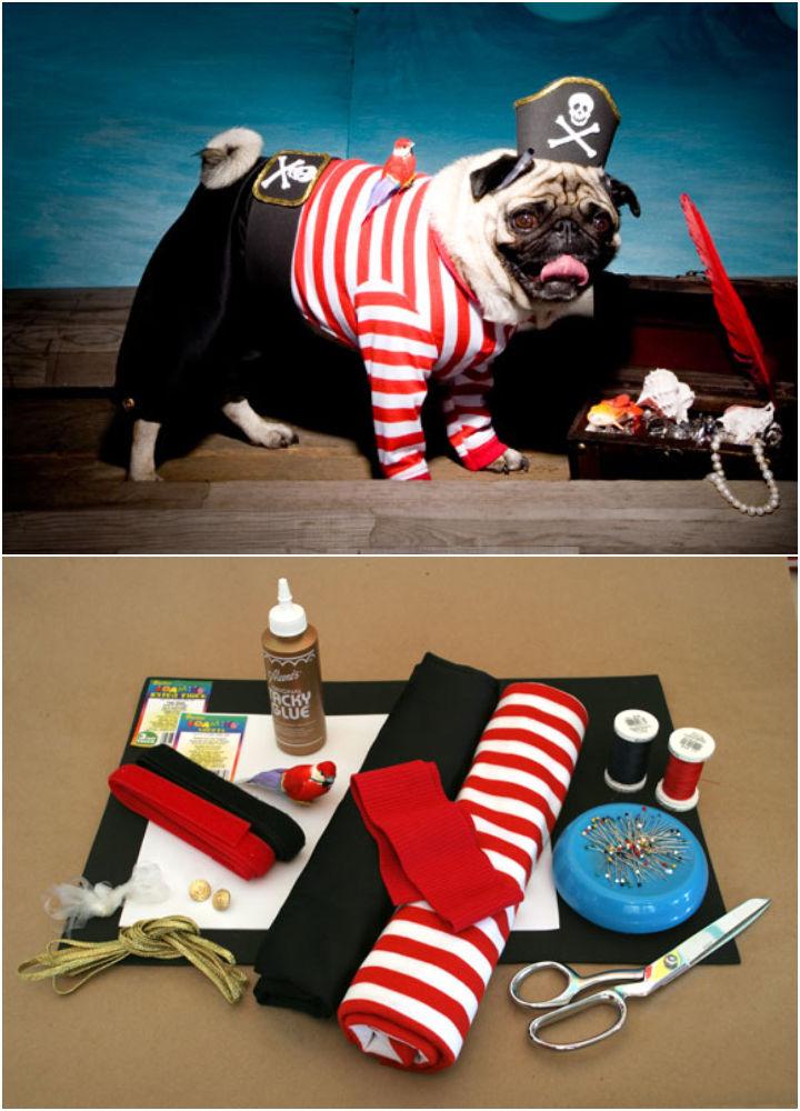 DIY Pirate Dog Costume