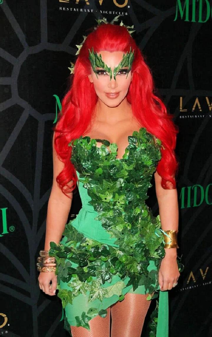 DIY Poison Ivy Halloween Costume