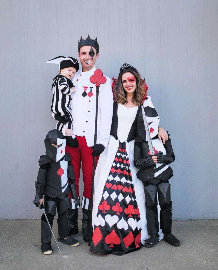 DIY Queen of Hearts Family Costume