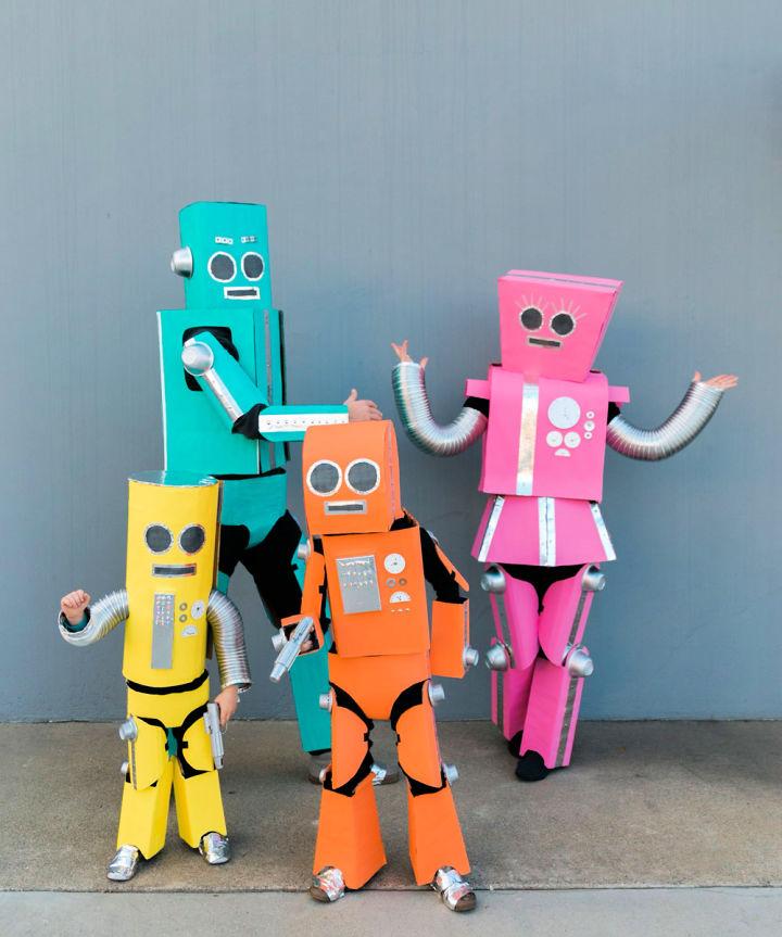 DIY Robot Group Costumes