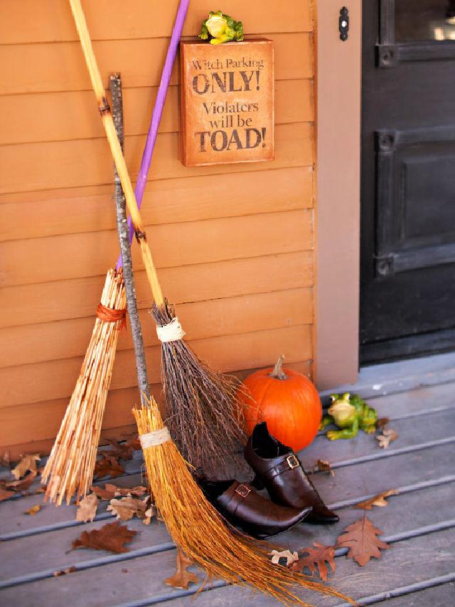 DIY Witch Brooms