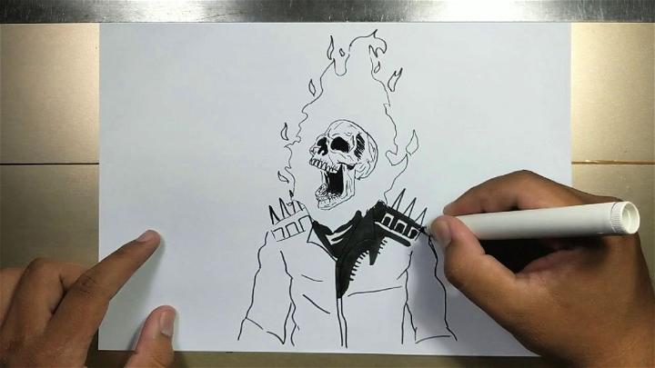 Ghost Rider coloring pages