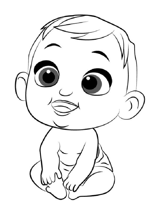 Draw The Baby from Storks