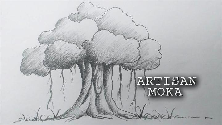 Draw a Banyan Tree for Beginners